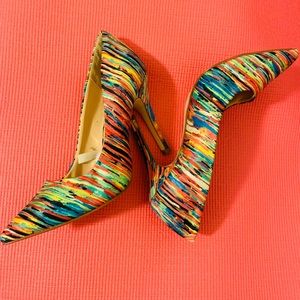 Multicolor Heels